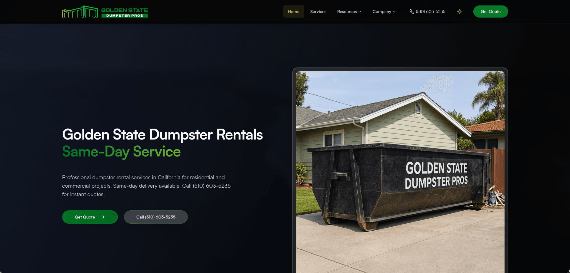 Golden State Dumpster Pros